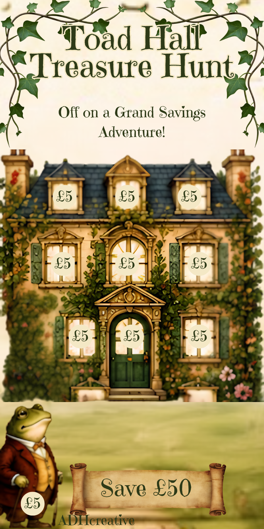 Wind in the Willows A6 Savings Tracker Bundle