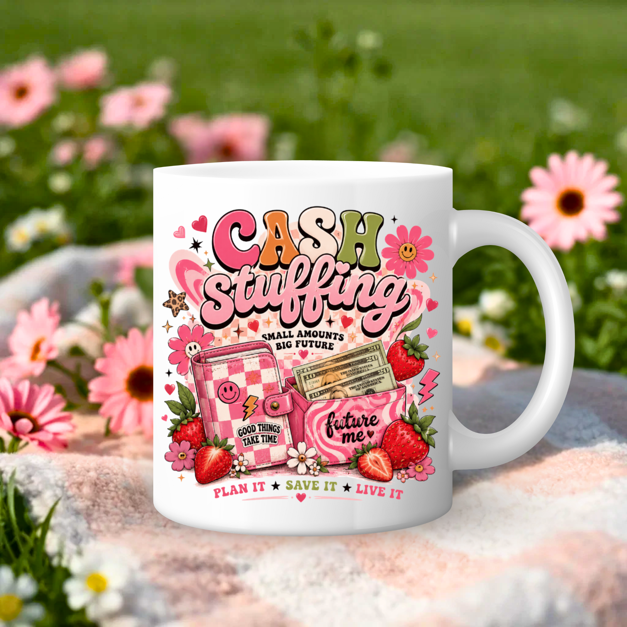 Cash Stuffing Mug – Small Amounts, Big Future