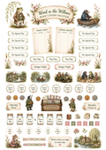 Wind in the Willows Budget Sticker Sheet | A4 | 2 Sheet Pack