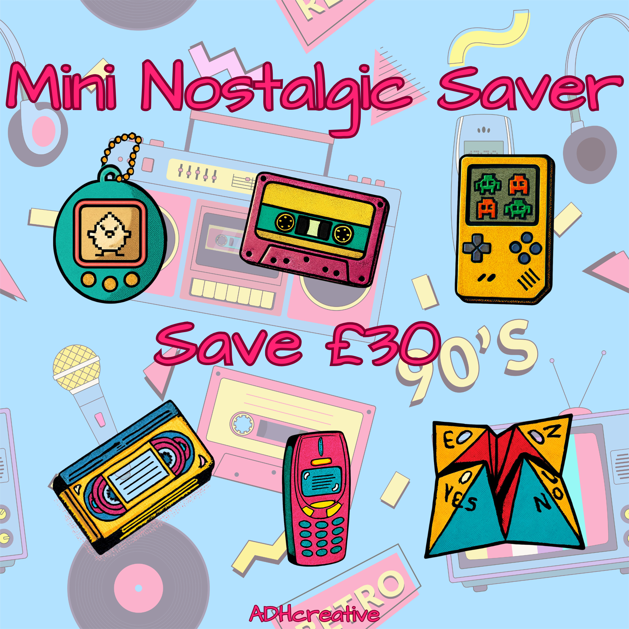 Mini Savings Tracker Bundle — 6 Designs