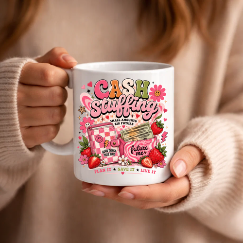 Cash Stuffing Mug – Small Amounts, Big Future