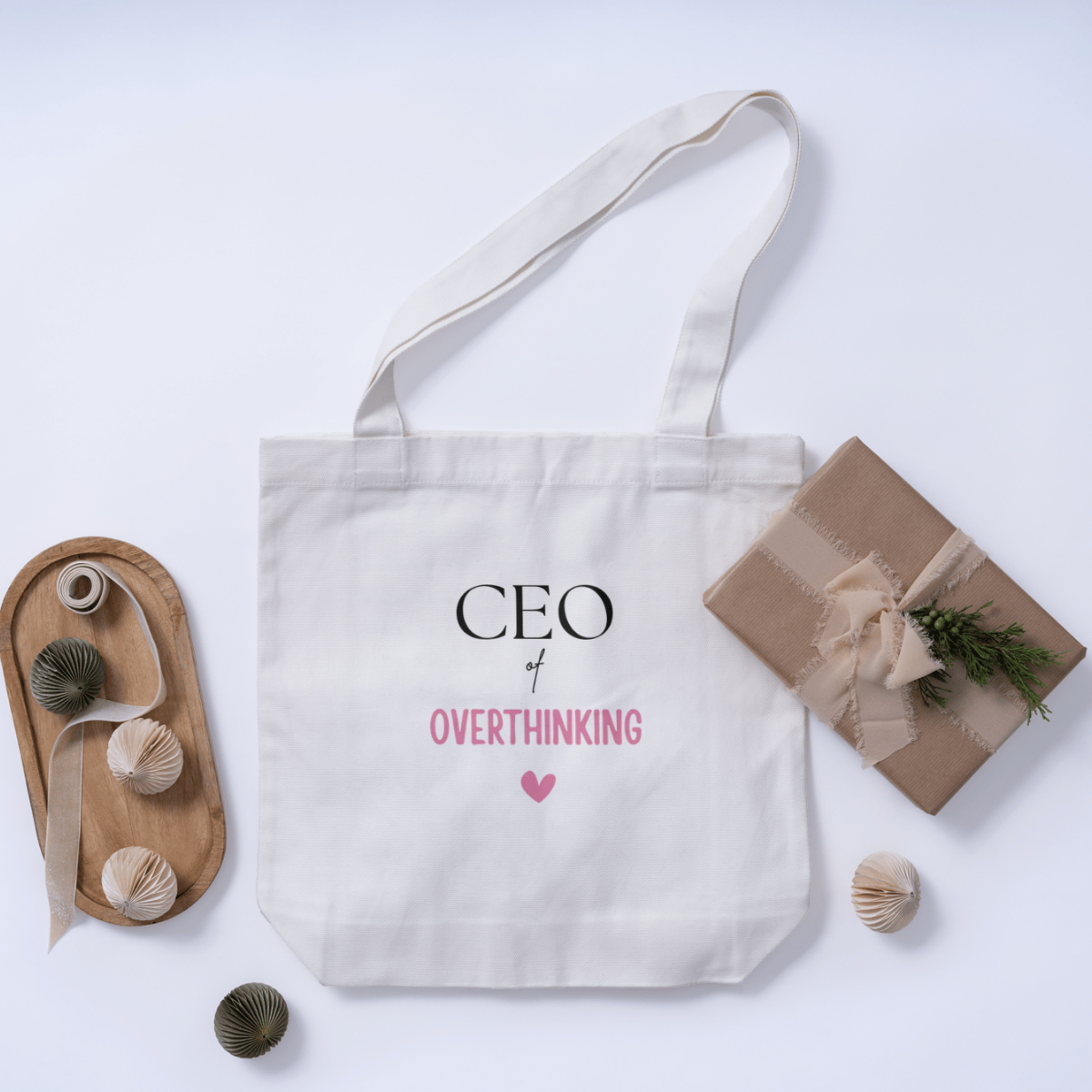 CEO of Overthinking Tote Bag
