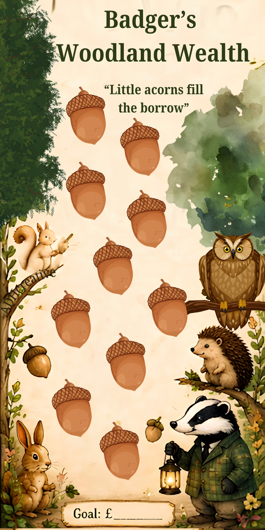 Wind in the Willows A6 Savings Tracker Bundle