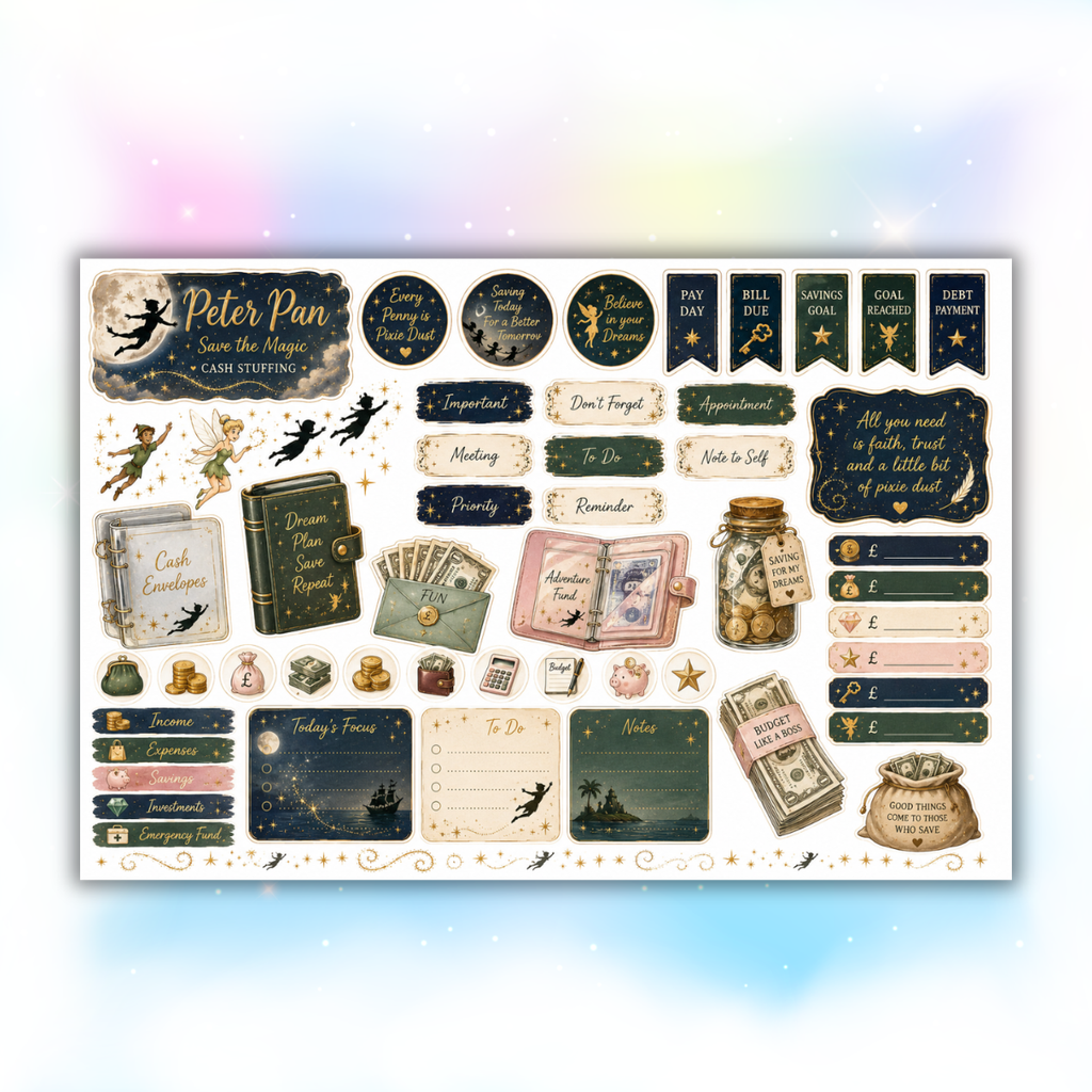 Peter Pan Sticker Pack (Pack of 2)
