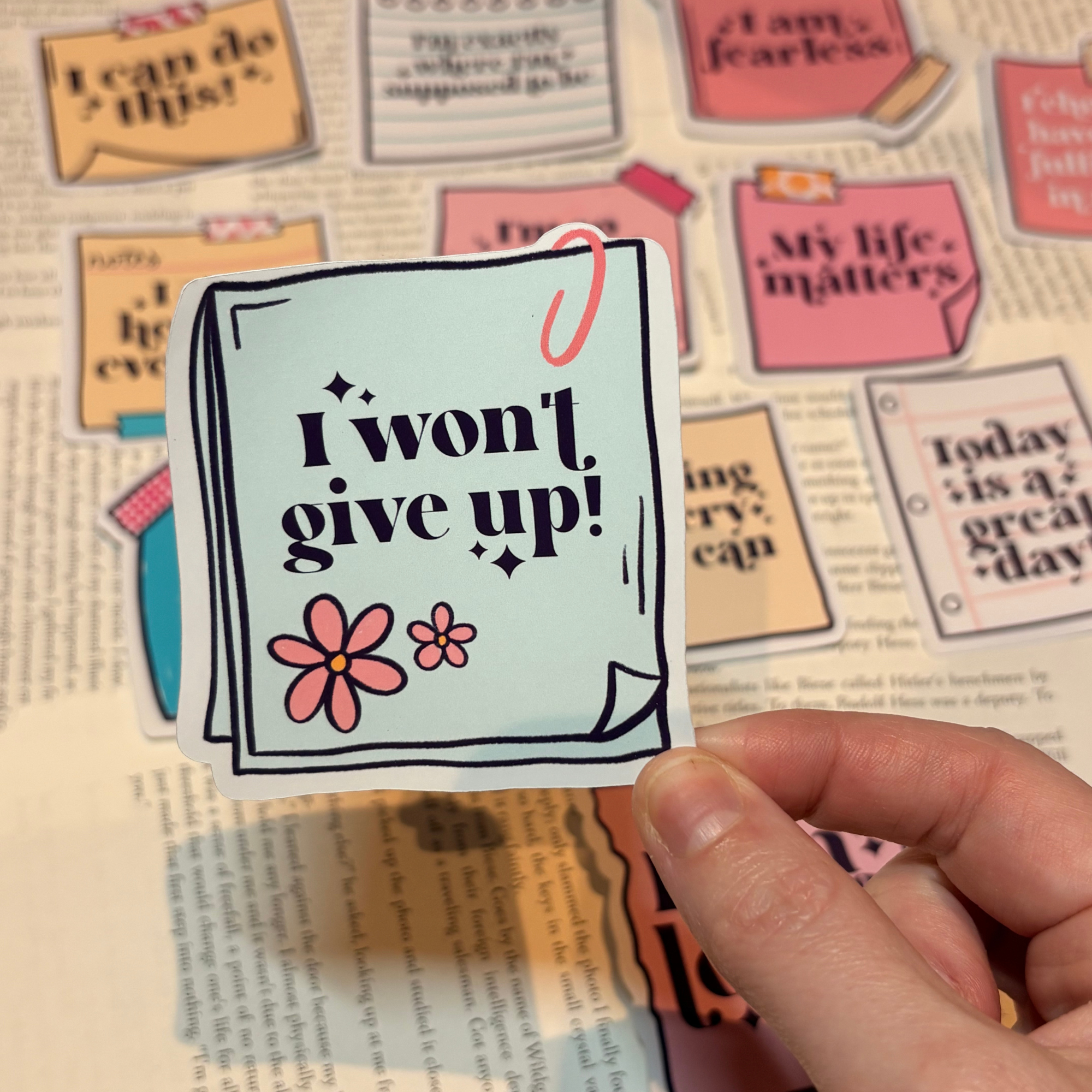 Affirmation Sticker Pack — Pack of 12