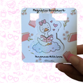 Reading Duck Glitter Magnetic Bookmark
