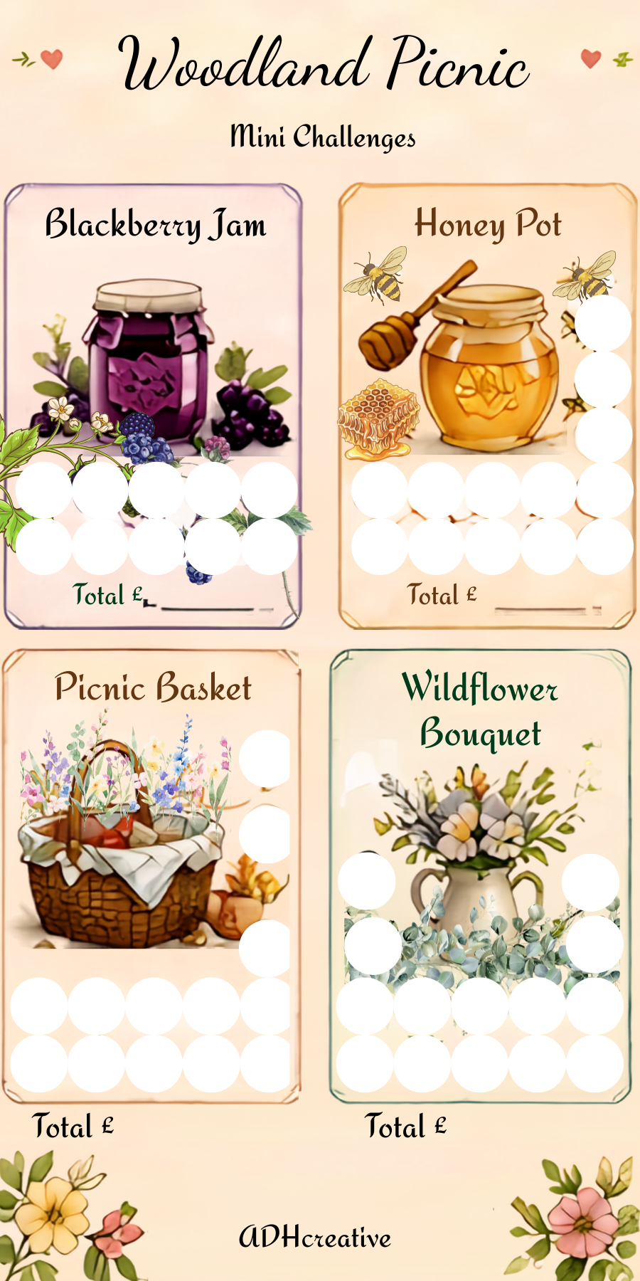 Wind in the Willows A6 Savings Tracker Bundle