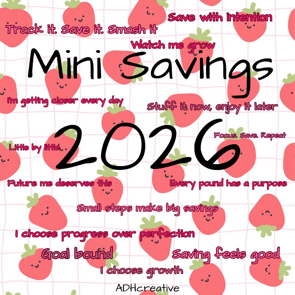 Mini Savings Tracker Bundle — 6 Designs