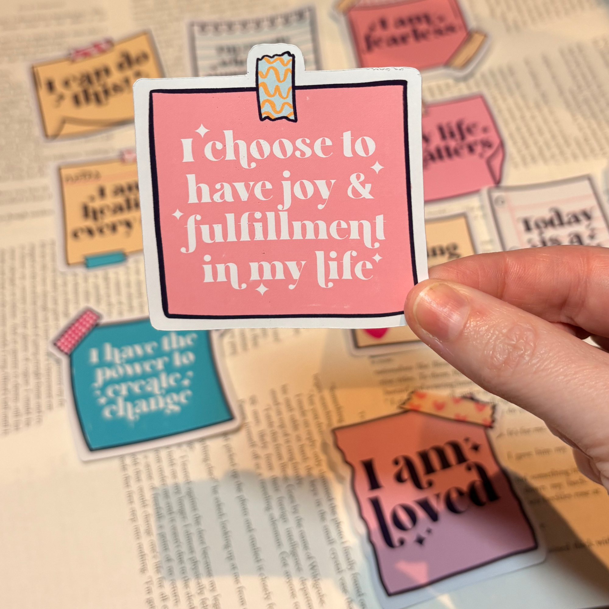 Affirmation Sticker Pack — Pack of 12